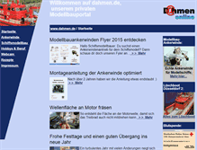 Tablet Screenshot of dahmen.de